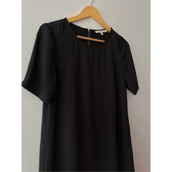 Black viscose mini dress - Picture 2 of 4